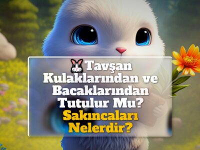 Tavşan Kulaklarından ve Bacaklarından Tutulur Mu? Sakıncaları Nelerdir?