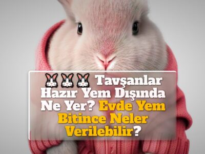 Tavşanlar Hazır Yem Dışında Ne Yer? Evde Yem Bitince Neler Verilebilir?