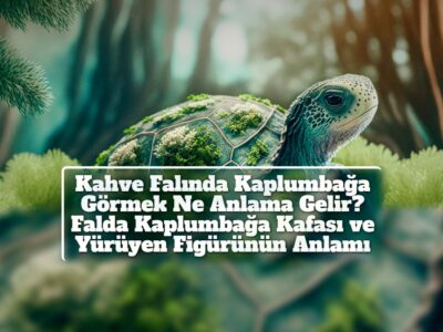 Kahve Falında Kaplumbağa Görmek Ne Anlama Gelir? Falda Kaplumbağa Kafası ve Yürüyen Figürünün Anlamı