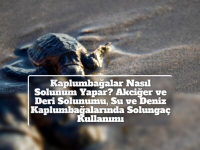 Kaplumbağalar Nasıl Solunum Yapar? Akciğer ve Deri Solunumu, Su ve Deniz Kaplumbağalarında Solungaç Kullanımı