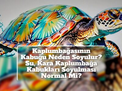 Kaplumbağasının Kabuğu Neden Soyulur? Su, Kara Kaplumbağa Kabukları Soyulması Normal Mi?