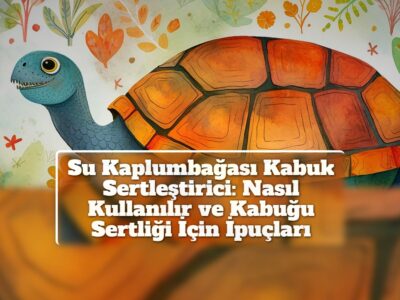 Su Kaplumbağası Kabuk Sertleştirici: Nasıl Kullanılır ve Kabuğu Sertliği İçin İpuçları