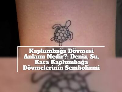 Kaplumbağa Dövmesi Anlamı Nedir?: Deniz, Su, Kara Kaplumbağa Dövmelerinin Sembolizmi