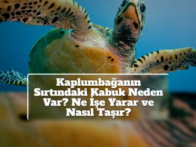 Kaplumbağanın Sırtındaki Kabuk Neden Var? Ne İşe Yarar ve Nasıl Taşır?